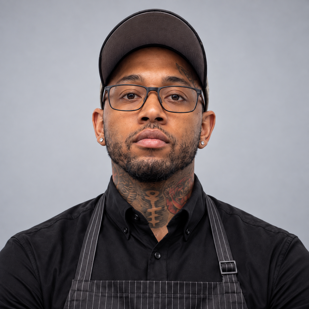 A. Marquise Speights, barber at Dapper'z